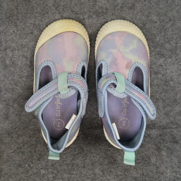 Cat & Jack Shoes Toddler Baby 7 Casual Closed Toe Adjustable Strap Flat Sandal - Picture 7 of 12